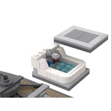 1/300 Scale Rodney Battleship of World War II British Military Building Blocks - LesDiy - 