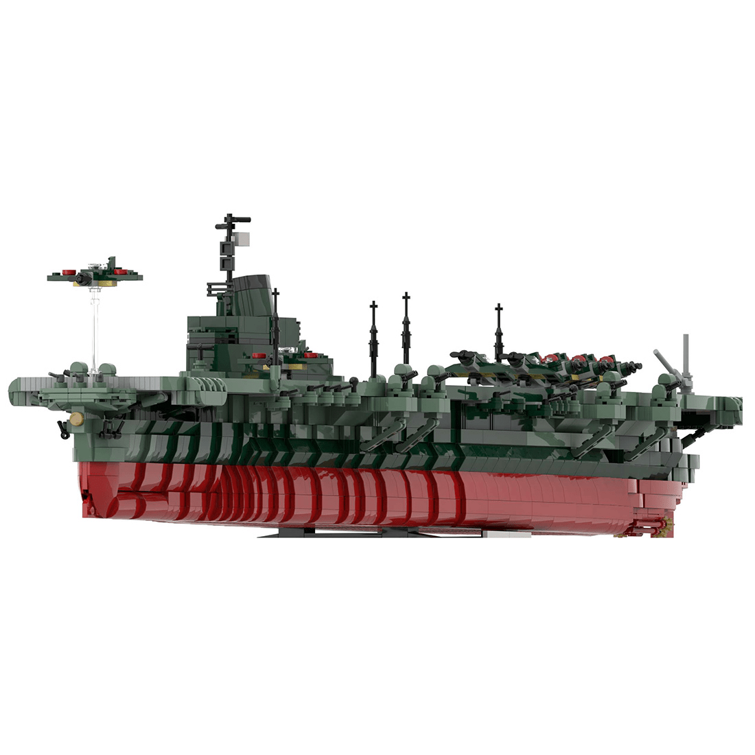 1/300 Scale Shinano Aircraft Carrier Military Building Blocks - LesDiy - 