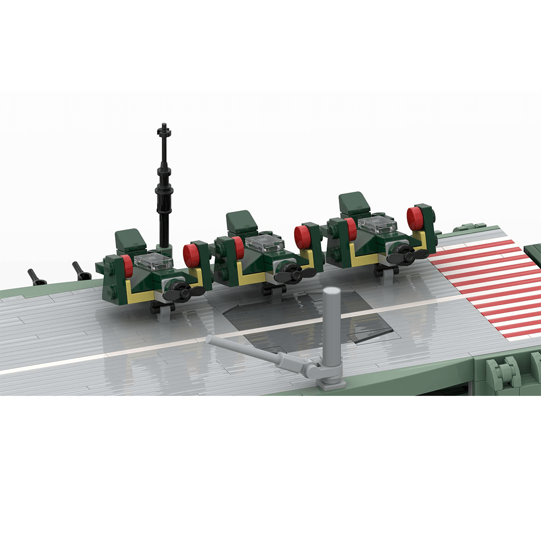 1/300 Scale Shinano Aircraft Carrier Military Building Blocks - LesDiy - 