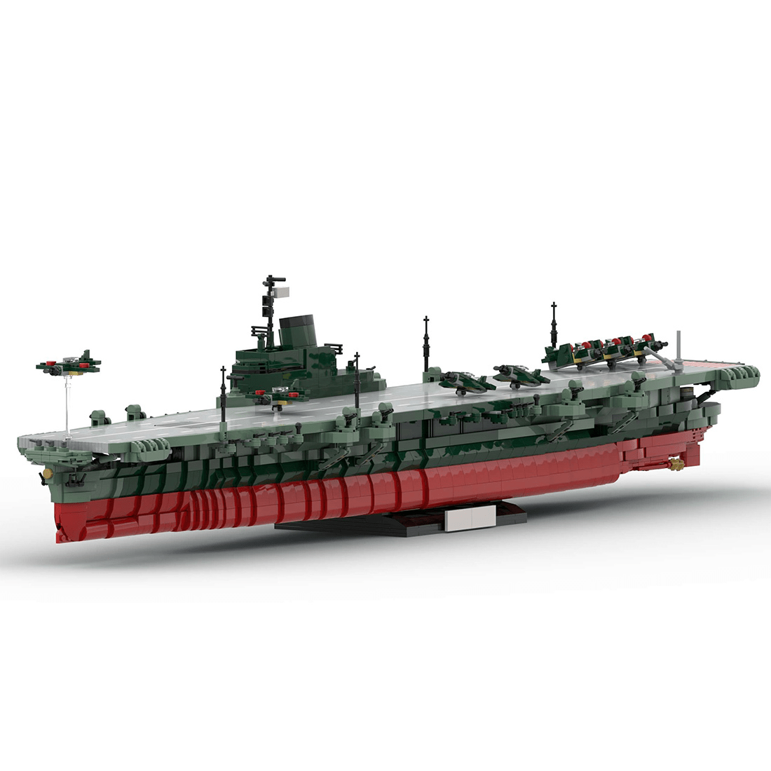 1/300 Scale Shinano Aircraft Carrier Military Building Blocks - LesDiy - 