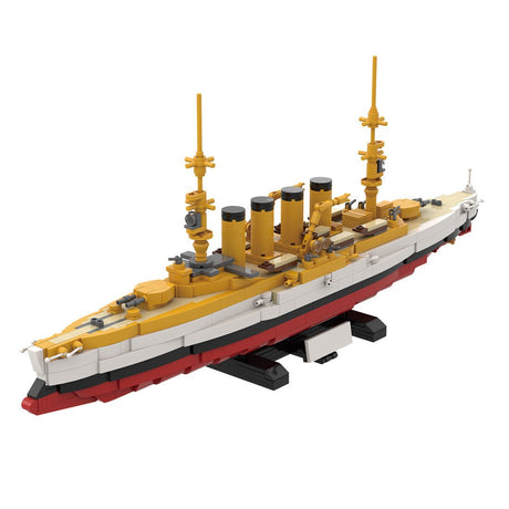 1/300 Scale SMS Scharnhorst Armored Building Blocks-LesDiy - 