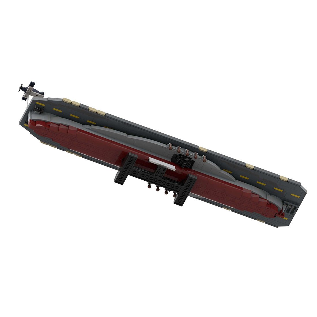 1/300 Scale U.S. XI - 64 Aircraft Carrier Module Military MOC Building Blocks - LesDiy - 