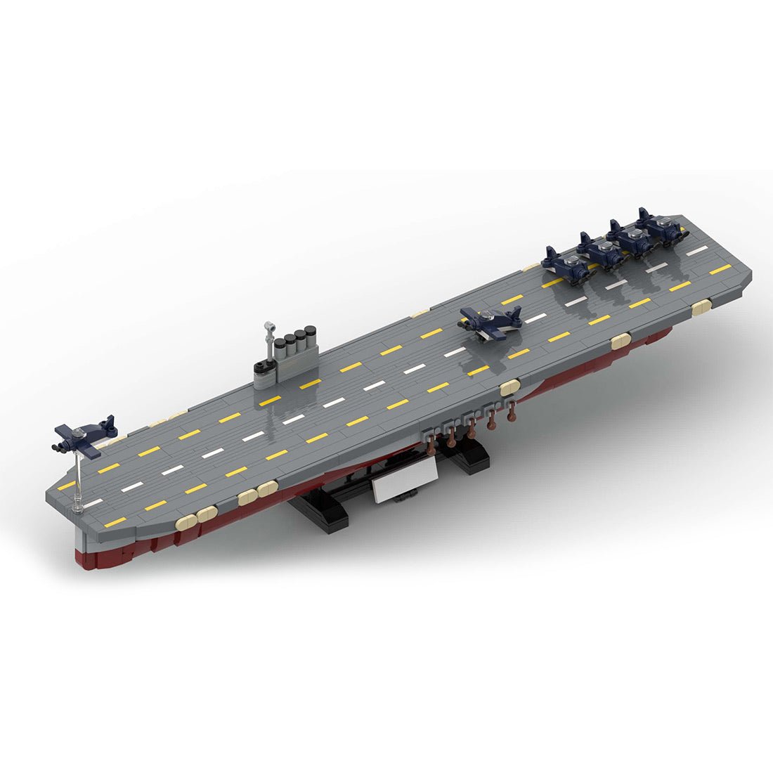 Aicraft Module 1/300 Scale U.S. XI-64 Aircraft Carrier Module Military MOC Building ...