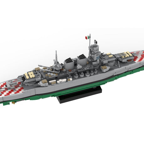 1/300 Scale WWII Italy Litorio Battleship Building Blocks - LesDiy - 