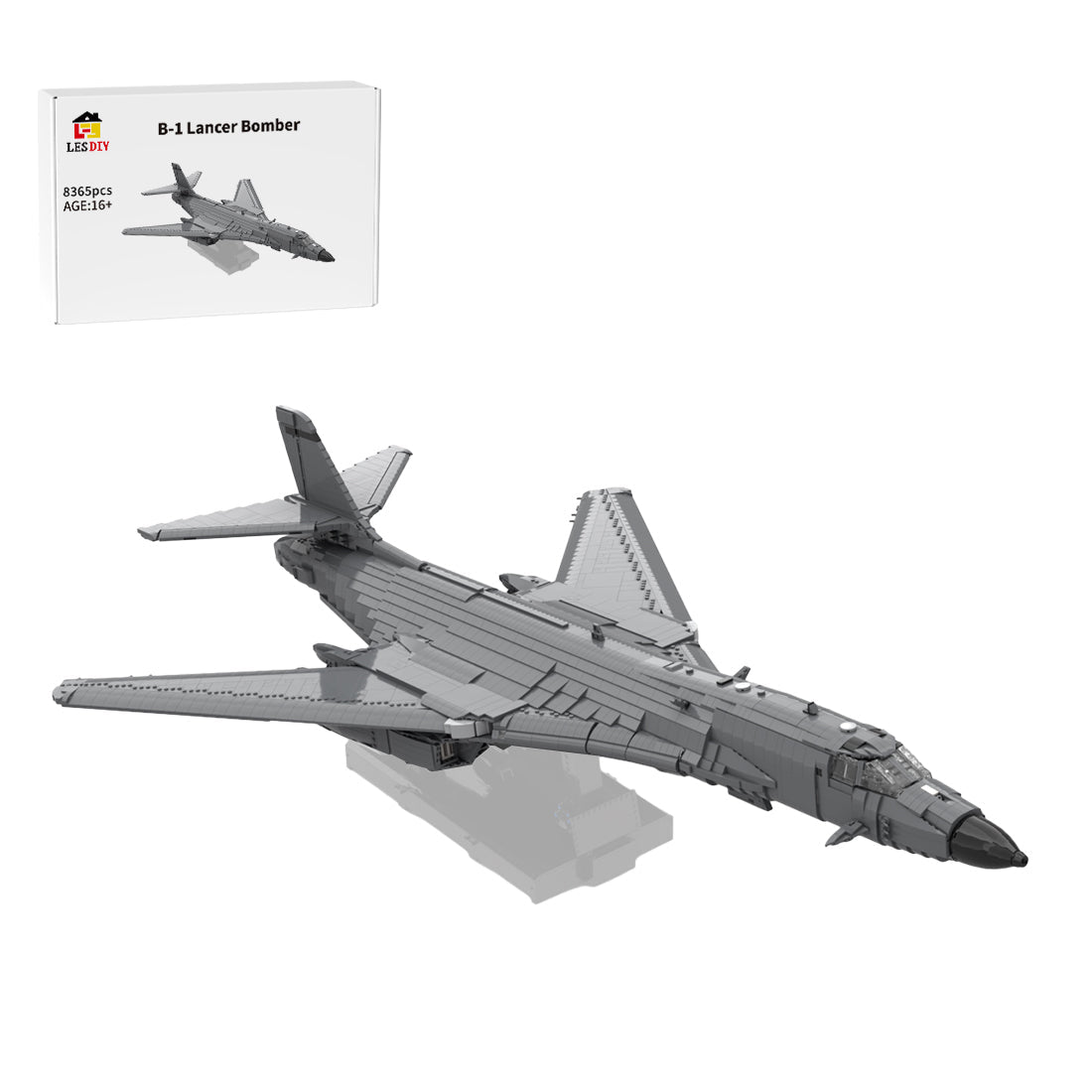 1/35 Scale B - 1 Lancer Bomber Military Theme Building Blocks - LesDiy - 
