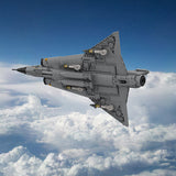 1/35 Scale Swedish J35D fighter Building Blocks - LesDiy - Building Blocks