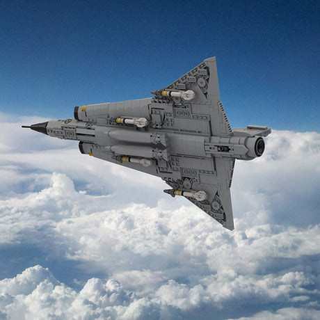 1/35 Scale Swedish J35D fighter Building Blocks - LesDiy - Building Blocks