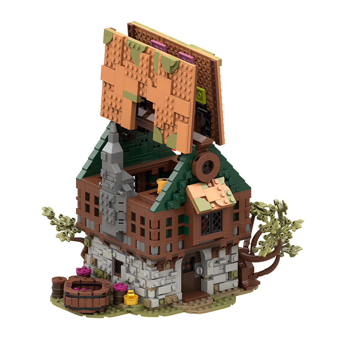 MOC-265016 WineHaven Medieval Wine House Building Blocks