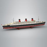 1/400 Scale RMS Queen Mary British Ocean Liner Building Blocks - LesDiy - Building Blocks
