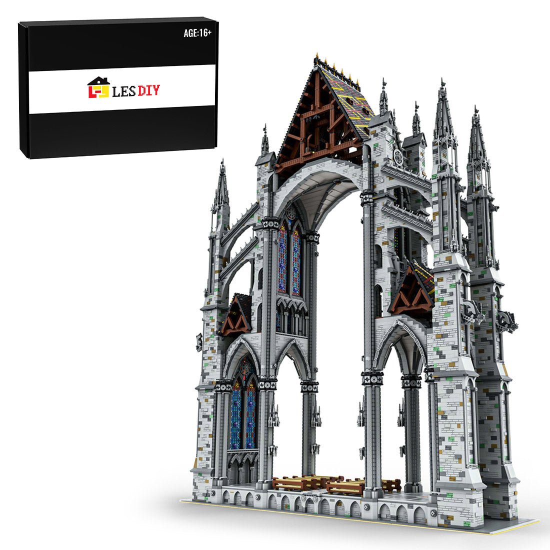 1:42 Cross - section of Gothic Church - LesDiy - 