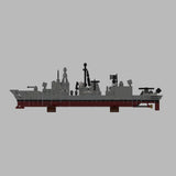 1/485 Scale German F - 122 Bremen - class Frigate - LesDiy - 