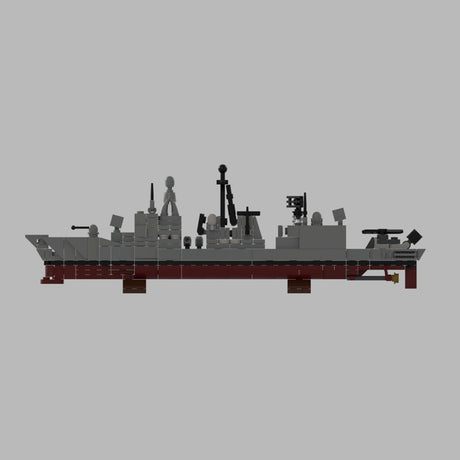 1/485 Scale German F - 122 Bremen - class Frigate - LesDiy - 