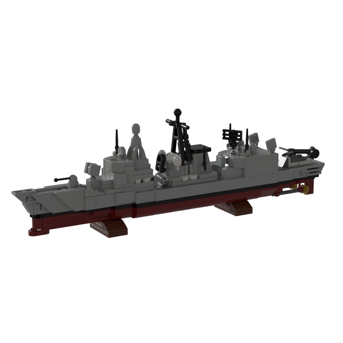 1/485 Scale German F - 122 Bremen - class Frigate - LesDiy - 