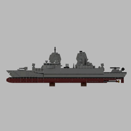 1/485 Scale German F - 126 Frigate - LesDiy - 