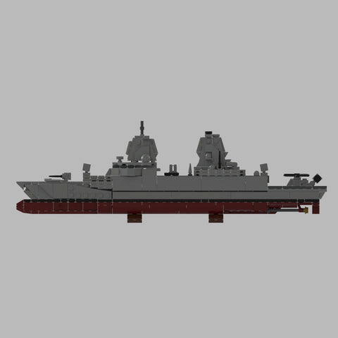 1/485 Scale German F - 126 Frigate - LesDiy - 