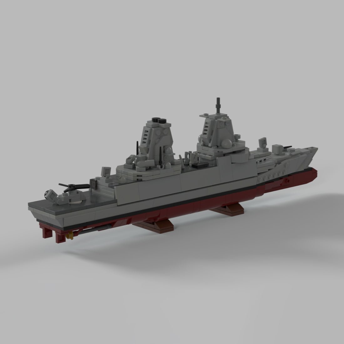 1/485 Scale German F - 126 Frigate - LesDiy - 