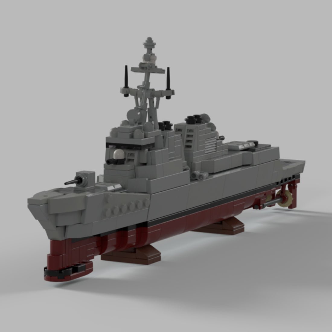 1/485 Scale USS Oscar Austin DDG - 79 Military - LesDiy - 