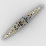 1/485 Scale WWII British Hood Battlecruiser Military Building Blocks - LesDiy - 
