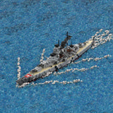 1/485 Scale WWII German Bismarck Military Building Blocks - LesDiy - 