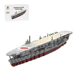 1/485 Scale WWII Japanese Navy Aircraft Carrier Kaga Military Building Blocks - LesDiy - 
