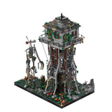 MOC-122044 Abandoned Watchtower Halloween Building Blocks