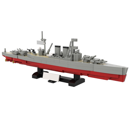 1:700 Scale HMS Hood Battlecruiser Building Blocks-LesDiy-Building Blocks-