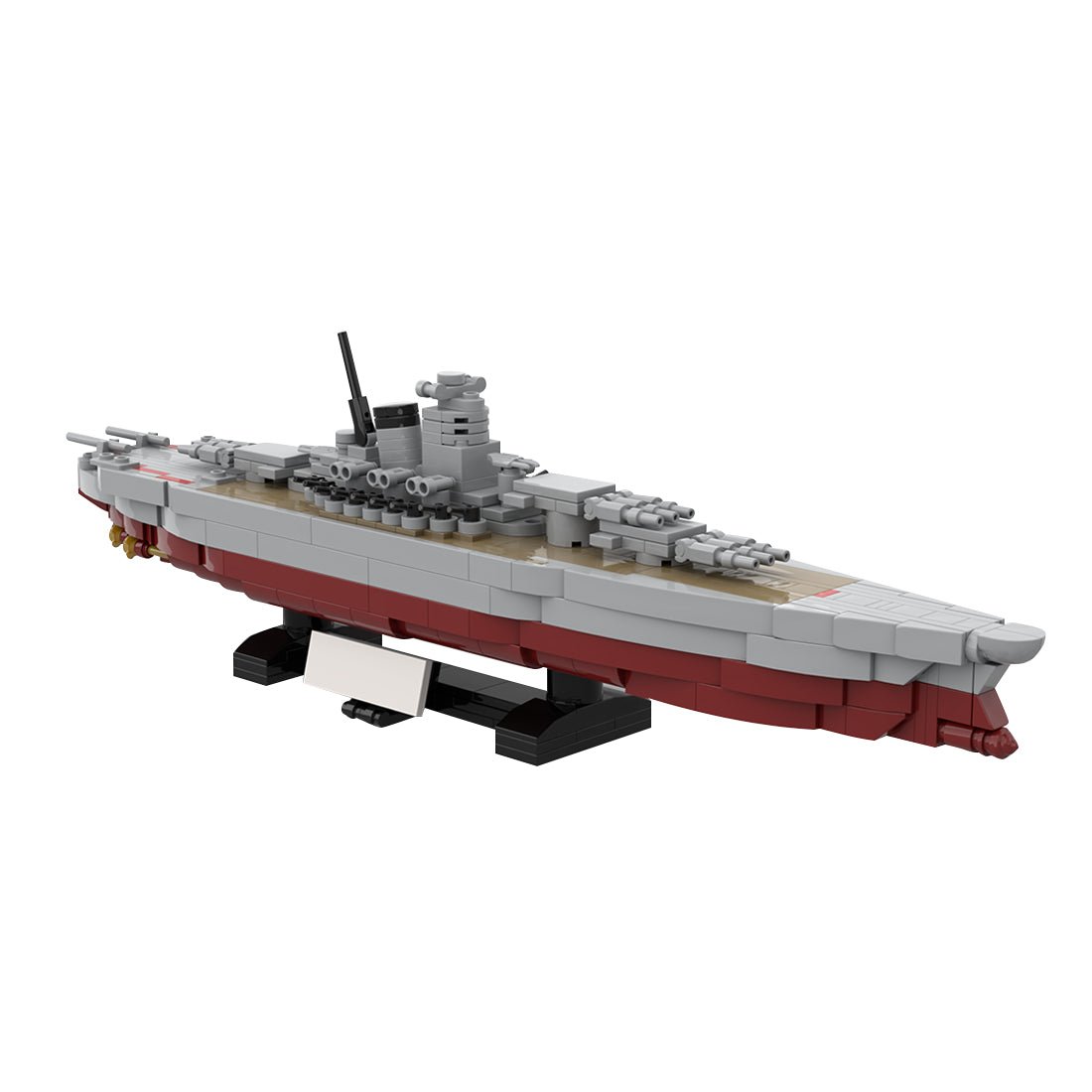 1:700 Scale Yamato Battleship Building Blocks-LesDiy-Building Blocks-