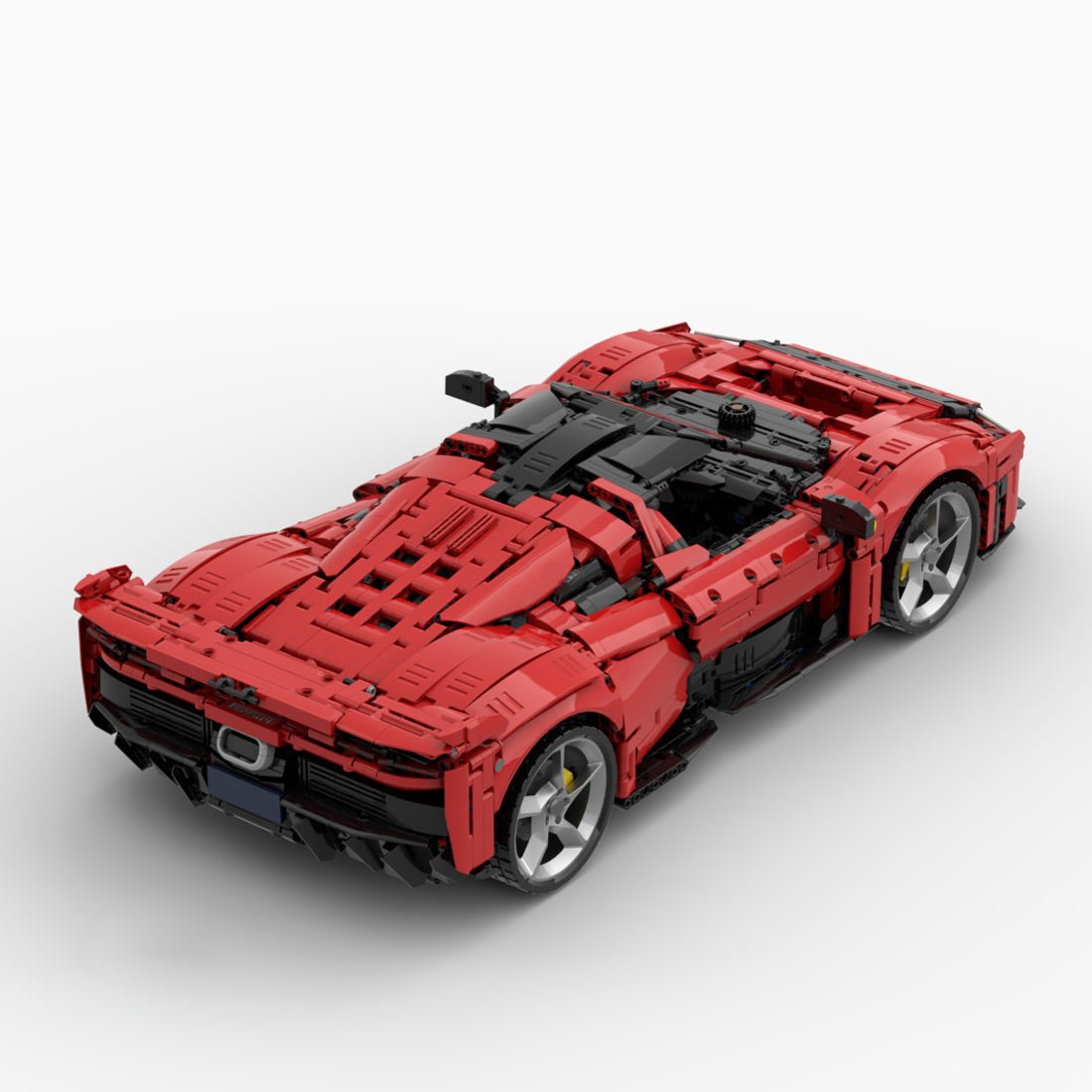 1/8 Scale Ferrari F80 Sports Car Building Blocks | LesDiy