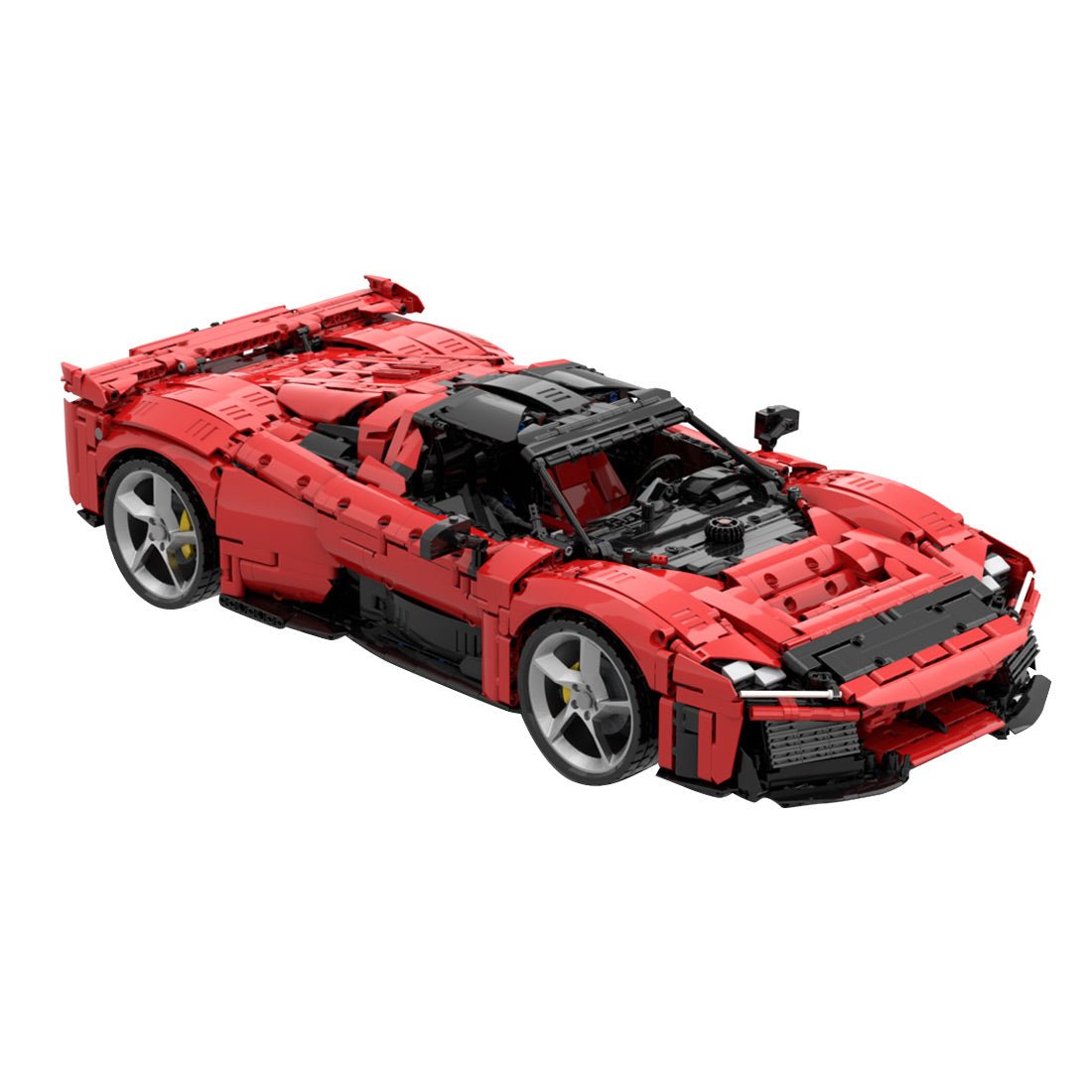 1/8 Scale Ferrari F80 Sports Car Building Blocks | LesDiy