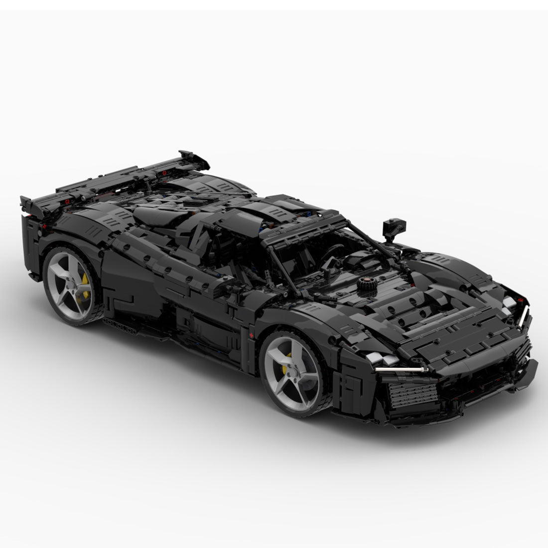 1/8 Scale Ferrari F80 Sports Car Building Blocks | LesDiy