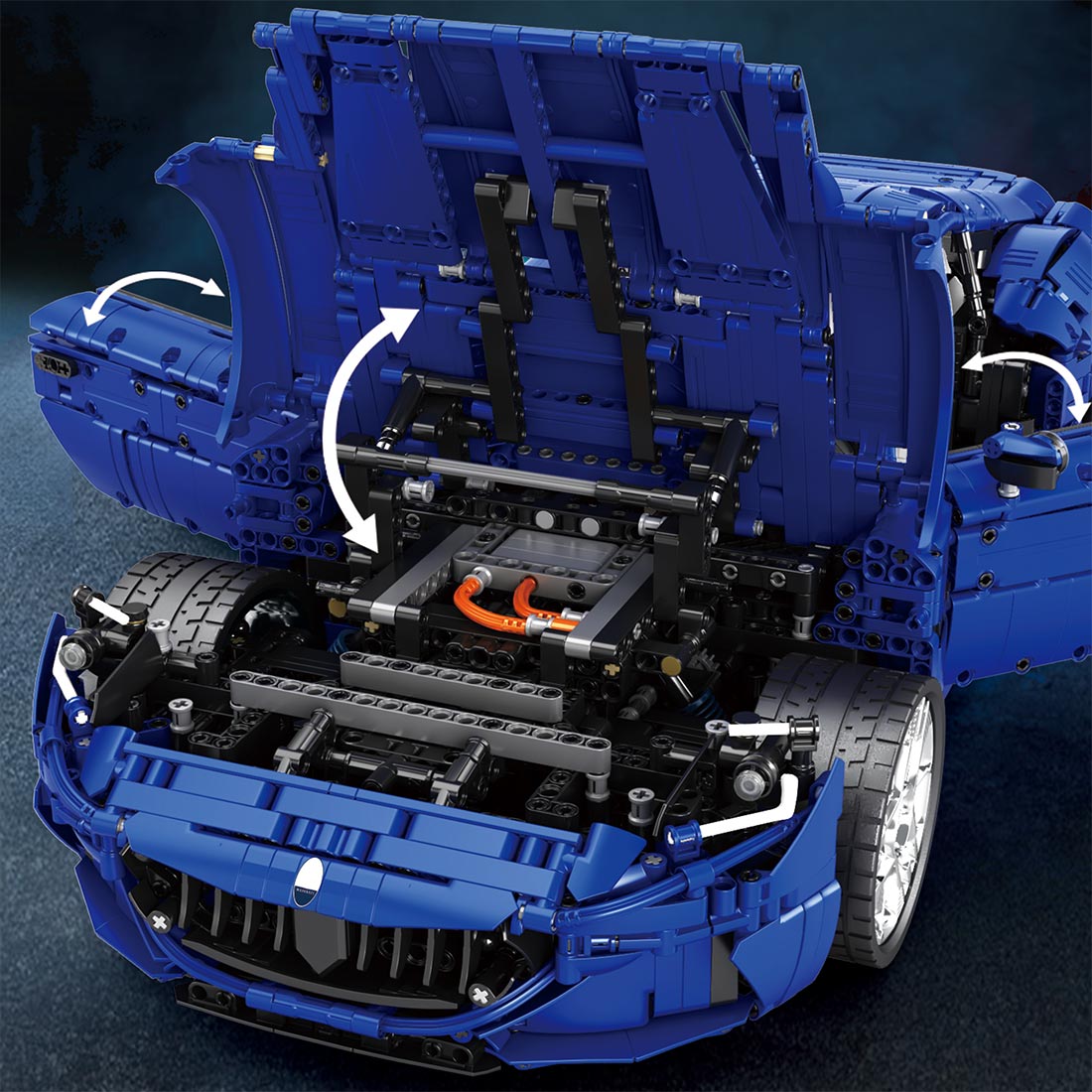 1/8 Scale Luxury Supercar Building Blocks | LesDiy