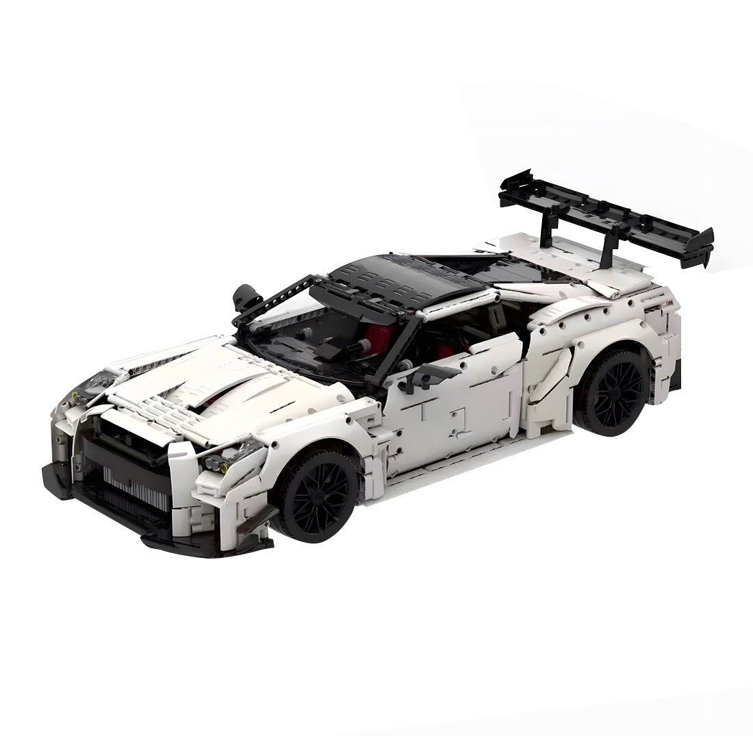 1/8 Scale Nissan GTR-R35 Sports Car Tech Building Blocks Set | LesDiy