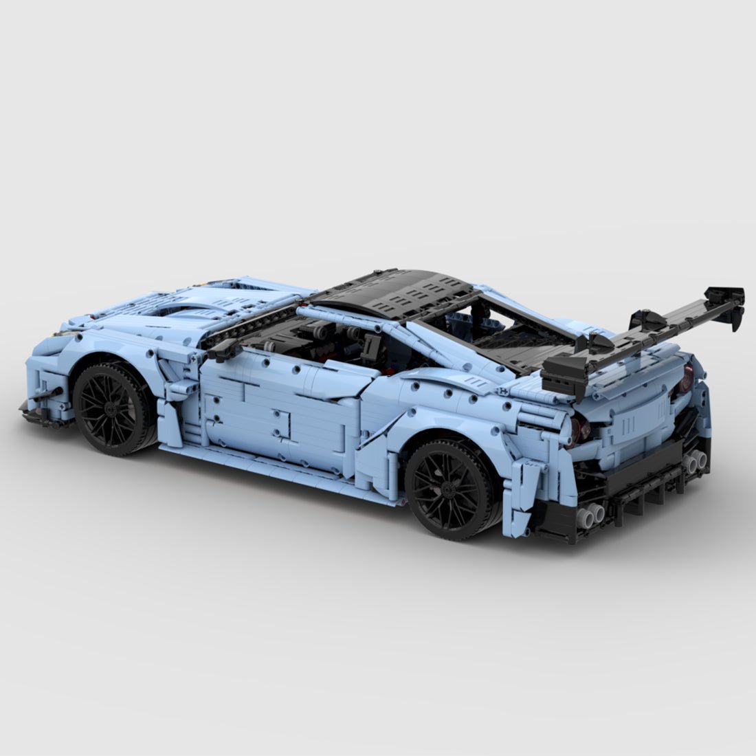 1/8 Scale Nissan GTR-R35 Sports Car Tech Building Blocks | LesDiy