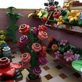 MOC-202599 Modular European Corner Flower Shop Building Blocks