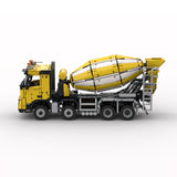 MOC-234000 1/17 Scale 4x8 Cement Mixer Truck Building Blocks