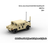 Desert HUMVEE 6 Modern Military Vehicle Building Blocks