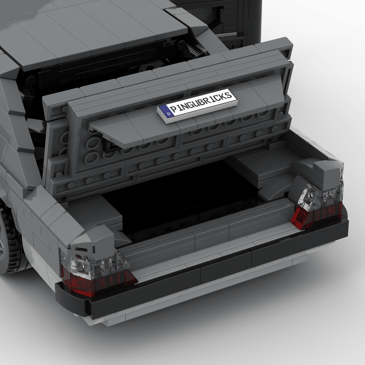 1980s German Grand Touring Coupe Building Blocks (Gobricks)-LesDiy-Building Blocks-1x building section (1x 1473 parts)