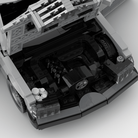 1980s German Grand Touring Coupe Building Blocks (Gobricks)-LesDiy-Building Blocks-1x building section (1x 1473 parts)
