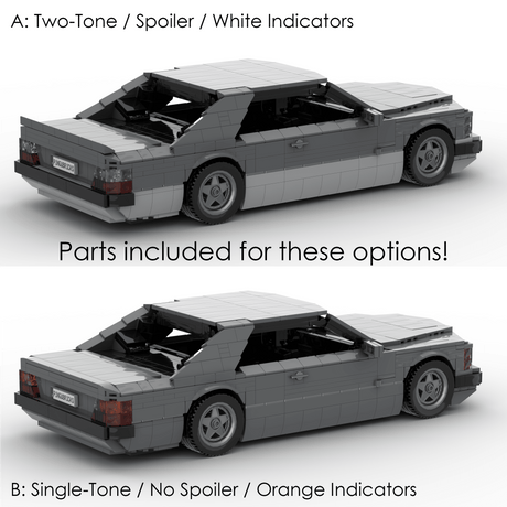 1980s German Grand Touring Coupe Building Blocks (Gobricks)-LesDiy-Building Blocks-1x building section (1x 1473 parts)