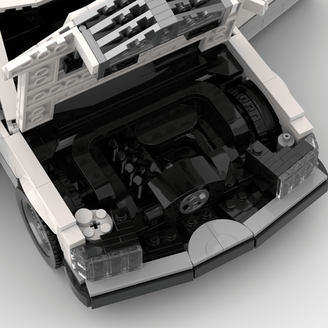 1980s German Grand Touring Coupe Building Blocks (Gobricks)-LesDiy-Building Blocks-1x building section (1x 1473 parts)