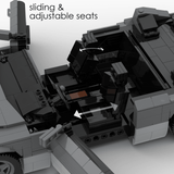 1980s German Grand Touring Coupe Building Blocks (Gobricks)-LesDiy-Building Blocks-1x building section (1x 1473 parts)