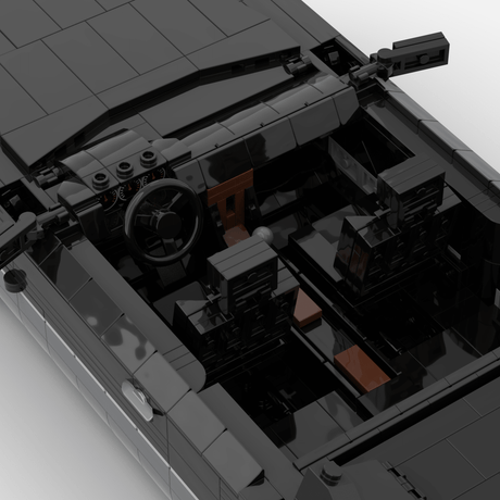 1980s German Grand Touring Coupe Building Blocks (Gobricks)-LesDiy-Building Blocks-1x building section (1x 1473 parts)