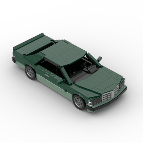 1980s German Grand Touring Coupe Building Blocks (Gobricks)-LesDiy-Building Blocks-1x building section (1x 1473 parts)
