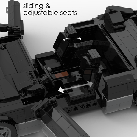 1980s German Grand Touring Coupe Building Blocks (Gobricks)-LesDiy-Building Blocks-1x building section (1x 1473 parts)