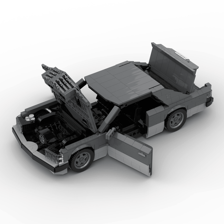 1980s German Grand Touring Coupe Building Blocks (Gobricks)-LesDiy-Building Blocks-1x building section (1x 1473 parts)