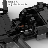 1980s German Grand Touring Coupe Building Blocks (Gobricks)-LesDiy-Building Blocks-1x building section (1x 1473 parts)