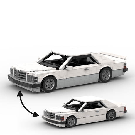 1980s German Grand Touring Coupe Building Blocks (Gobricks)-LesDiy-Building Blocks-1x building section (1x 1473 parts)