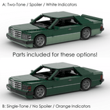 1980s German Grand Touring Coupe Building Blocks (Gobricks)-LesDiy-Building Blocks-1x building section (1x 1473 parts)