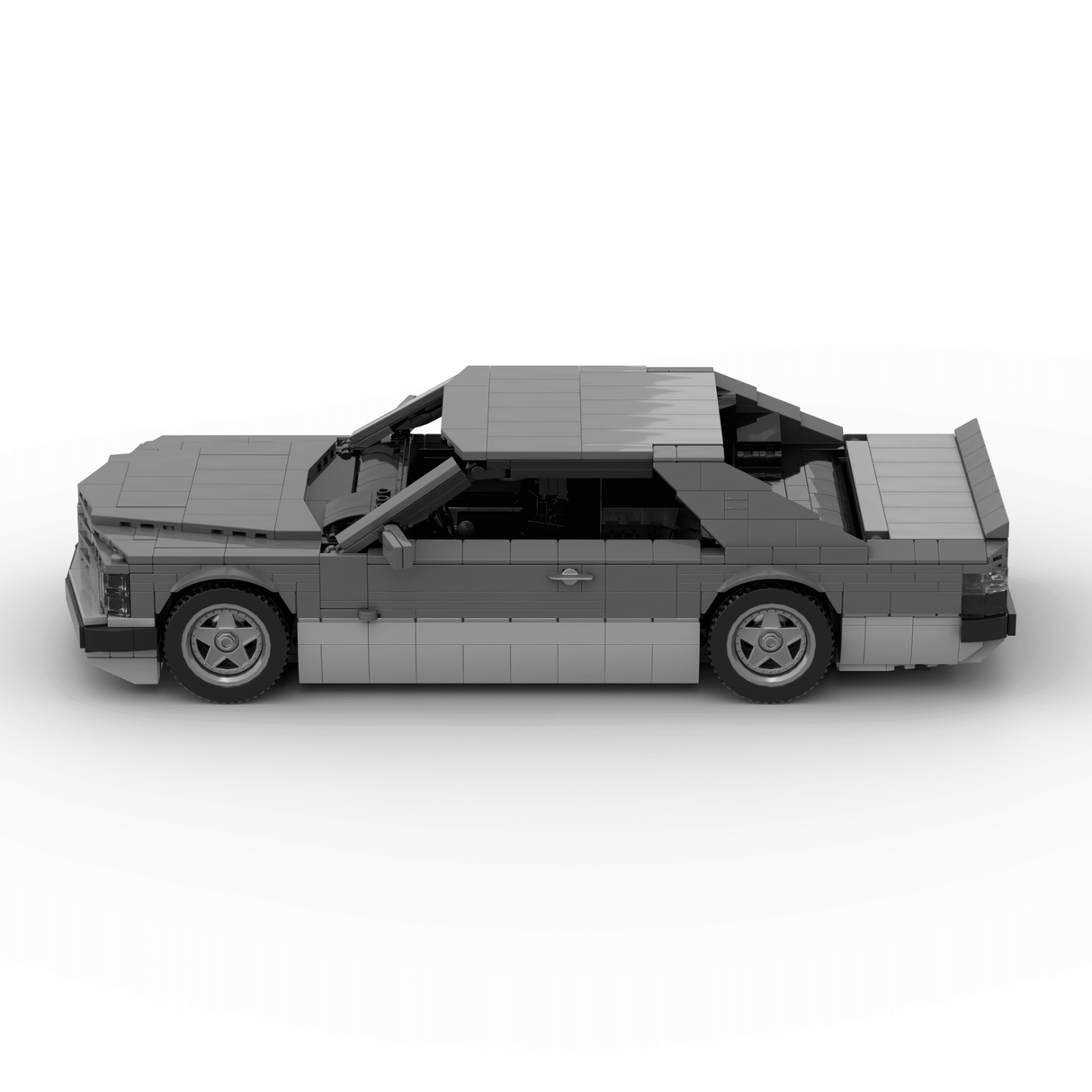 1980s German Grand Touring Coupe Building Blocks (Gobricks)-LesDiy-Building Blocks-1x building section (1x 1473 parts)