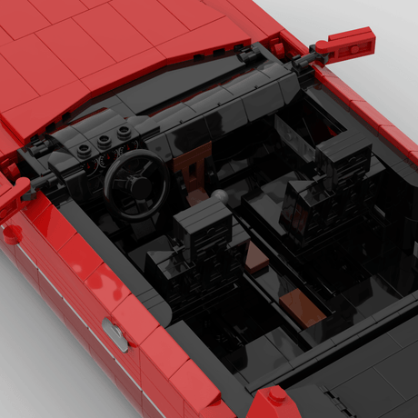 1980s German Grand Touring Coupe Building Blocks (Gobricks)-LesDiy-Building Blocks-1x building section (1x 1473 parts)